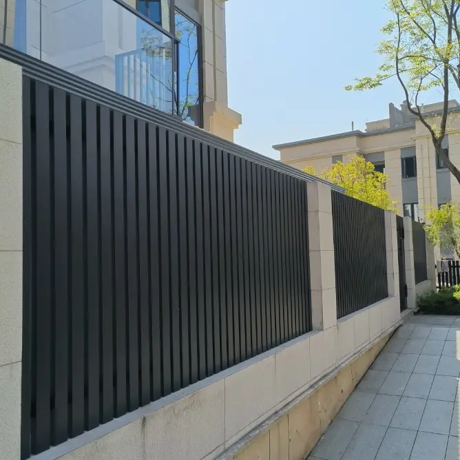 Aluminum Art Courtyard Railings