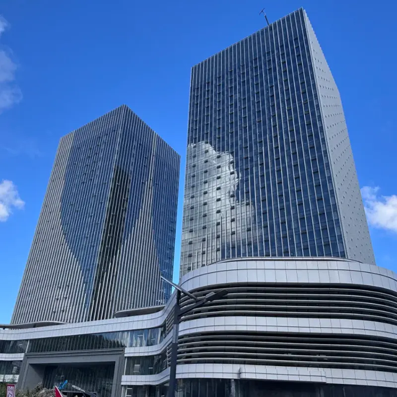 मानक इकाईकृत पर्दे की दीवारें