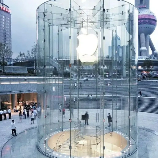 टेम्पर्ड घुमावदार ग्लास